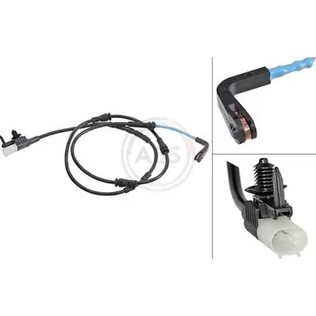 Brzdová destička Výstražný kontakt, opotřebení obložení A.B.S. 39977