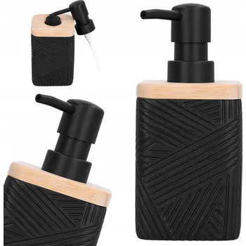 Dávkovač mýdla Ruční dávkovač mýdla stojací Cadro 500 ml hnědý, černý