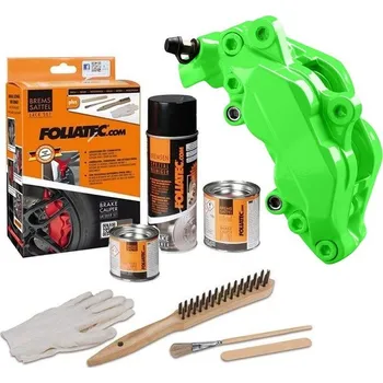 Auto-moto FOLIATEC třísložková barva na brzdy zelená neonová