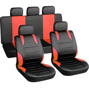 Autopotah Autopotahy do celého vozu černo-červené, uni sada 9ks