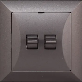 vypínač AMERICKÝ dvojitý schodišťový vypínač OPAL-BIS