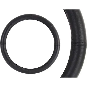 Autopotah Potah volantu XXL pro volant 44-46 cm z pravé kůže černý 01769