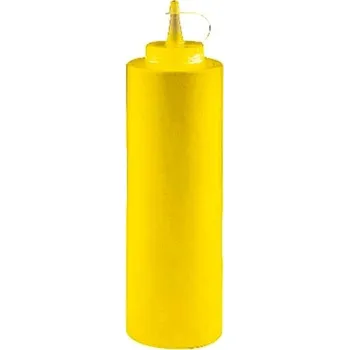 Láhev Paderno Dávkovací mačkací láhev 360 ml, žlutá