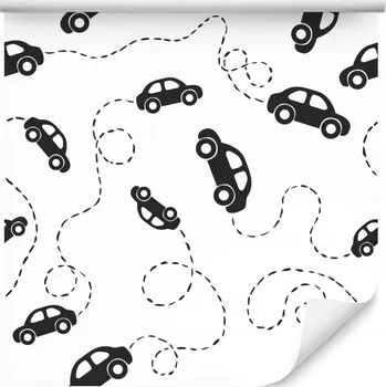 Tapeta Tapeta na zeď do dětského pokoje auta auta (autíčka)