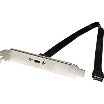 Datový kabel InLine USB 10Gbps záslepka, 1x USB C konektor, 30cm, USB E klíč A (33446G) - 11.42.8897