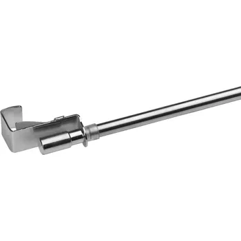 Garnýž Dekodum Kovová Mini Garnýž teleskopická / Vitrážka 75-125 cm Stříbrný