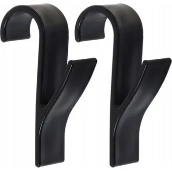 Věšák Háček bez vrtání Pronett bílý, černý