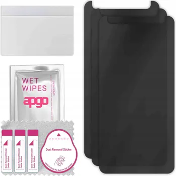 Pouzdro na mobilní telefon 3x Hybridní Sklo s Filtrem Soukromí pro Lenovo K6, PRIVACY