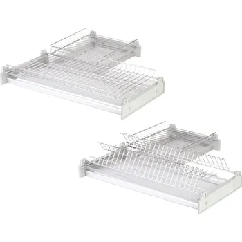 Odkapávač na nádobí ROHOVÝ ODKAPÁVAČ NA NÁDOBÍ ODKAPÁVAČ 600 MM CHROM