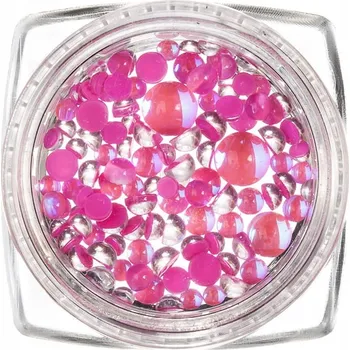 Barevné oblázky efekt rosy RŮŽOVÁ