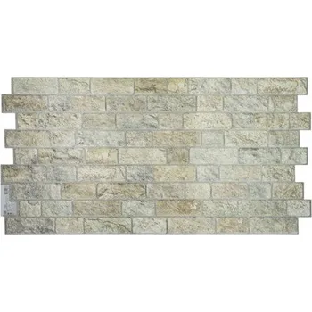 Obkladové panely 3D PVC ukládaný kámen šedo-béžový TP10033024