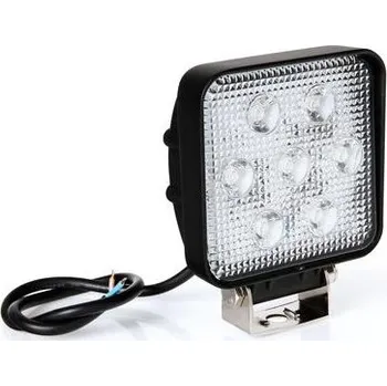 Přídavný světlomet Pracovní světlo hranaté 7LEDx3W, 12-24V 1400lumenů 6000K bílé, 72310