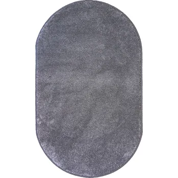 Koberec Kusový koberec Laguna tmavě šedá ovál, 400x500 ovál, šedá, ložnice, Vopi - 1 rok na vrácení + DOPRAVA ZDARMA k Vám i zpět