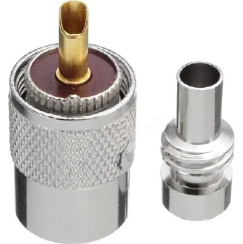 Anténní kabel PL-259 UHF pájecí konektor pro RG-8