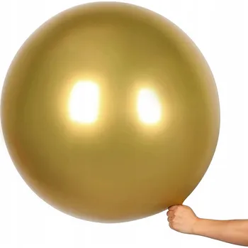 Zlatý kulatý balónek 1 ks