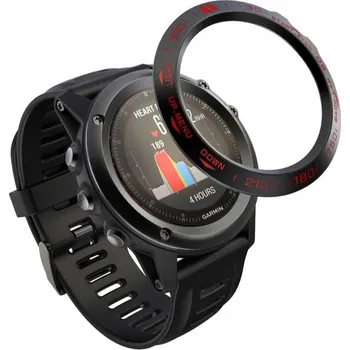 Pouzdro na mobilní telefon BEZEL Ring Kroužek Ocel Kryt pro Garmin Fenix 3 / 3HR