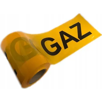 Lepicí páska Výstražná páska ŽLUTÁ PLYN 20cm x 100m role!!