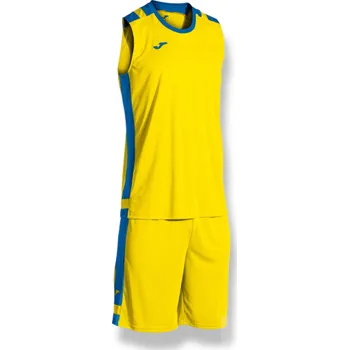 Basketbalový komplet JOMA LIDER, barva žlutá - modrá, velikost 5XS