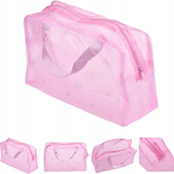 Kosmetická taška Cestovní Kosmetická Taška Vodotěsná na Zip PVC Prostorná na Kosmetiku