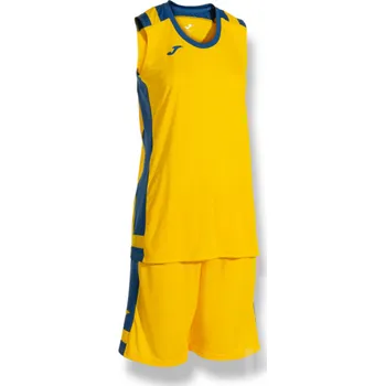 Dámský basketbalový komplet JOMA LIDER, barva žlutá - modrá, velikost M