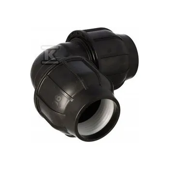 Vodovodní potrubí KOLENO SVĚRNÉ PP 90ST. 90X90 PRO PE