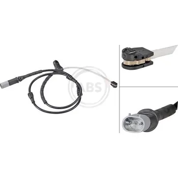 Brzdová destička Výstražný kontakt, opotřebení obložení A.B.S. 39696