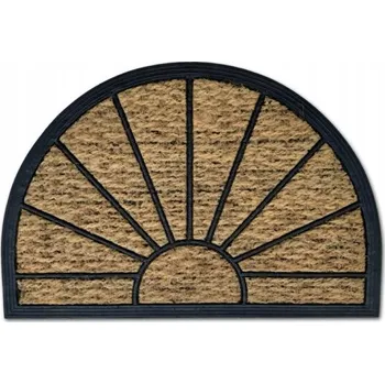 PŮLKRUHOVÁ ROHOŽKA 40x60 GUMOVÁ KOKOSOVÁ 61143