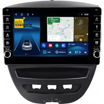 Auto Hi-Fi AUTORÁDIO S GPS NAVIGACÍ CITROEN C1 2005-2014 ANDROID CARPLAY 8/128 GB