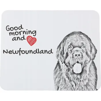 Obraz Novofundlandský pes podložka pod myš s fotkou, s Vaší fotografií