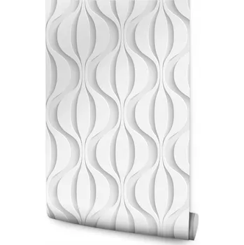 Fototapeta Tapeta do Ložnice Abstrakce Prostorové Vlny 3D