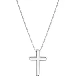 Stříbrný náhrdelník s přívěskem křížek 62005