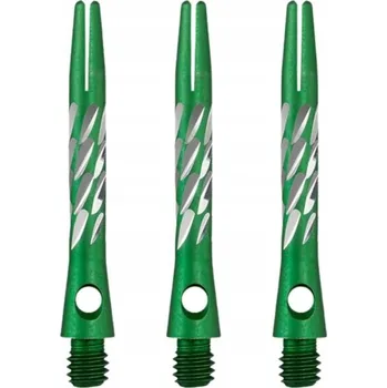 Příslušenství pro šipky Hliníkové násadky na šipky Unicorn Premier Zelené Střední