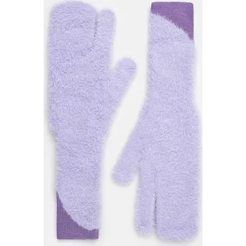 Rukavice Rukavice z vlněné směsi MM6 Maison Margiela, M, fialová, 45X