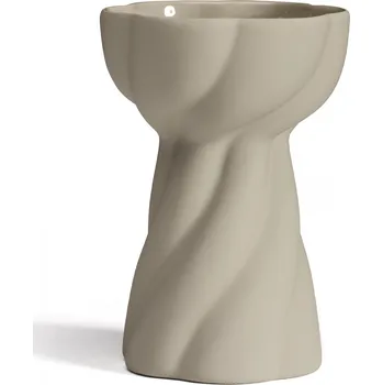Váza Váza Twist Bulb 12cm, barva písková - COOEE