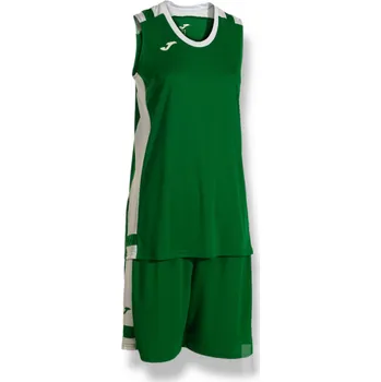Dámský basketbalový komplet JOMA LIDER, barva zelená - bílá, velikost L