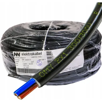 elektrický kabel Elektrický kabel Kulatý, ohebný (licna), instalační OMY MojeLedy 2 x 1,0