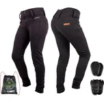 Dámské moto legíny W-TEC Wombutta Barva: Černá, Velikost: S prodloužená délka