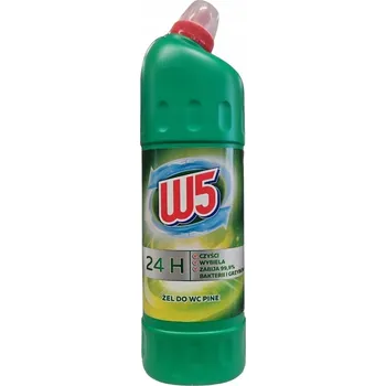 W5 čisticí gel na toalety 1l