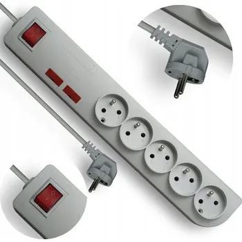 Přepěťová ochrana ZÁSUVKOVÁ LIŠTA PSF2-506