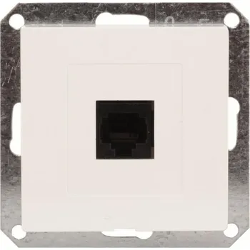 Elektrická zásuvka Internetová zásuvka nástěnná Timex-Elektro bílá