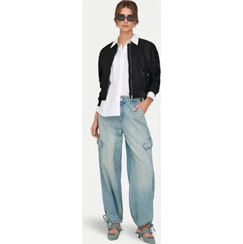 Pánský bomber ONLY Bunda bomber Tatjano 15336394 Černá Regular Fit S