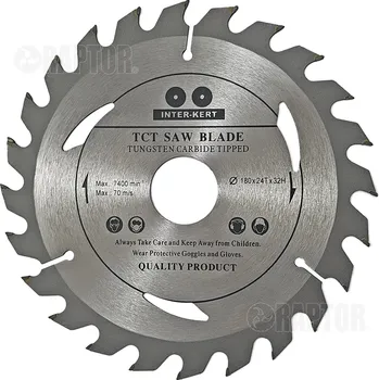 Řezný kotouč Řezací kotouč na dřevo INTER-KERT 180 x 32 mm 24T
