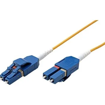 Síťový kabel ROLINE Optický patchkabel LC-LC 9/125 (single mode), 2mm, duplex, OS2, LSOH, uniboot, 0,5m - 21.15.8640