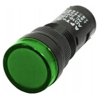 LED kontrolka 24V AC/DC 19mm zelená