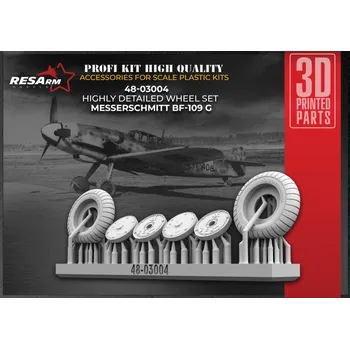 Plastikový model 1/48 Messerschmitt BF 109 G wheels set