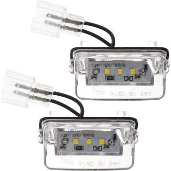 Osvětlení SPZ LED SVĚTLA OSVĚTLENÍ SPZ Peugeot 206 207 307 308 406 407