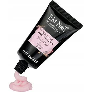 Lak na nehty Gel stavební gel EM Nail 30 ml odstíny růžové a fialové