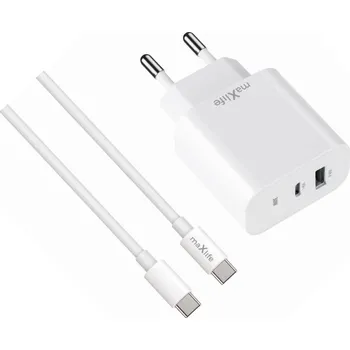 Rychlá síťová nabíječka 30W s USB-C kabelem, 2 vstupy pro Google Pixel 5