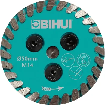 Řezný kotouč BIHUI Diamantový řezný kotouč, ø 50 × 2 mm 48770
