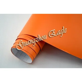 Polep vozidla Fólie oranžová matná plastická 150x180cm samolepící